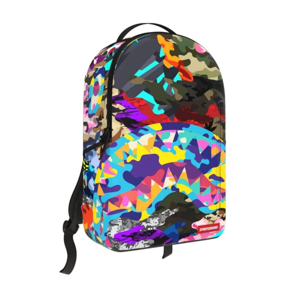 SPRAYGROUND SLICED AND DICED CAMO BACKPACK